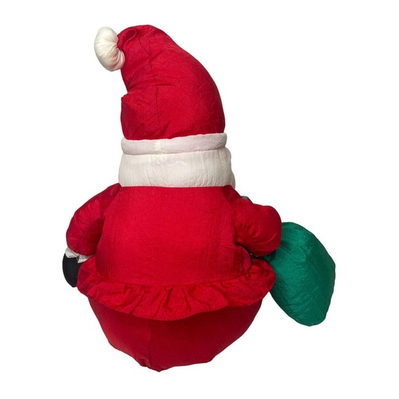 Vintage Four Star Santa Claus Plush Puffalump Style Nylon Stuffed Christmas 16" - Picture 5 of 8